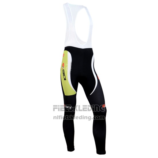 2014 Fietskleding Castelli SIDI Zwart en Groen Lange Mouwen en Koersbroek